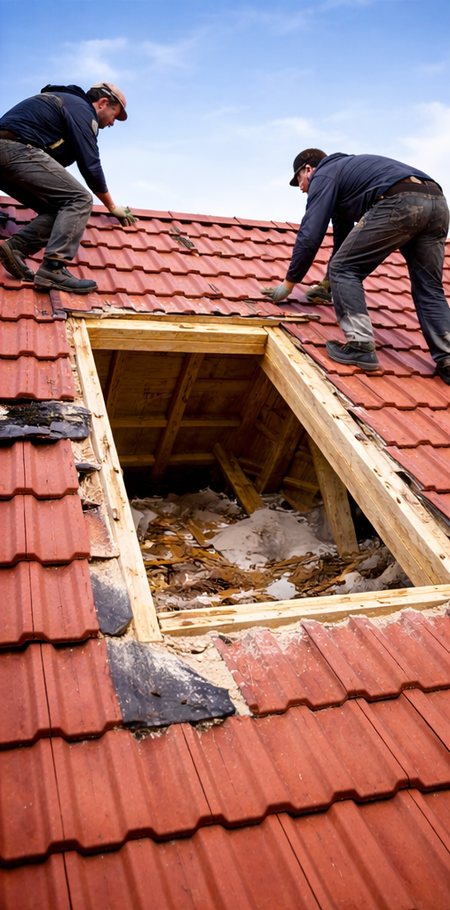 Création d’ouverture en toiture